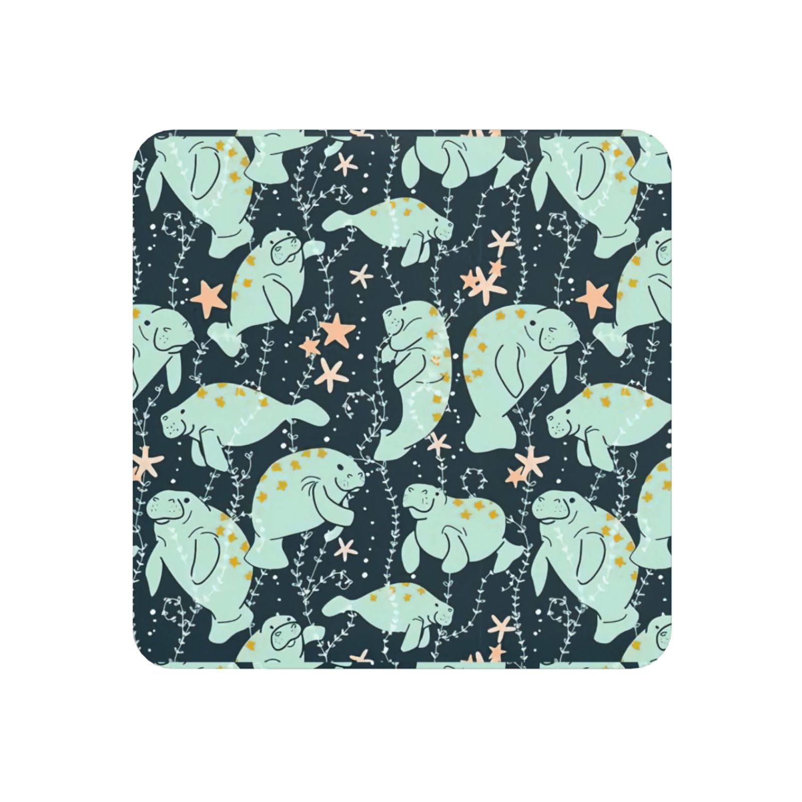 Manatee Animals Calf Print Refrigerator Magnet,Magnets For Refrigerator Decoration, Kitchen, Office, Wall