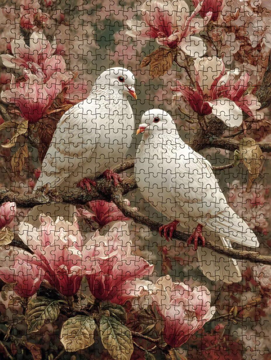 Puzzle de 3000 para Adultos, PáJaro Blanco, Rompecabezas Clásicos YHPGL7-39