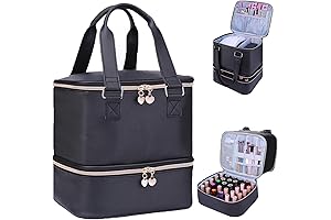 30+ Bottles 15ml Nail Polish Organizer Case