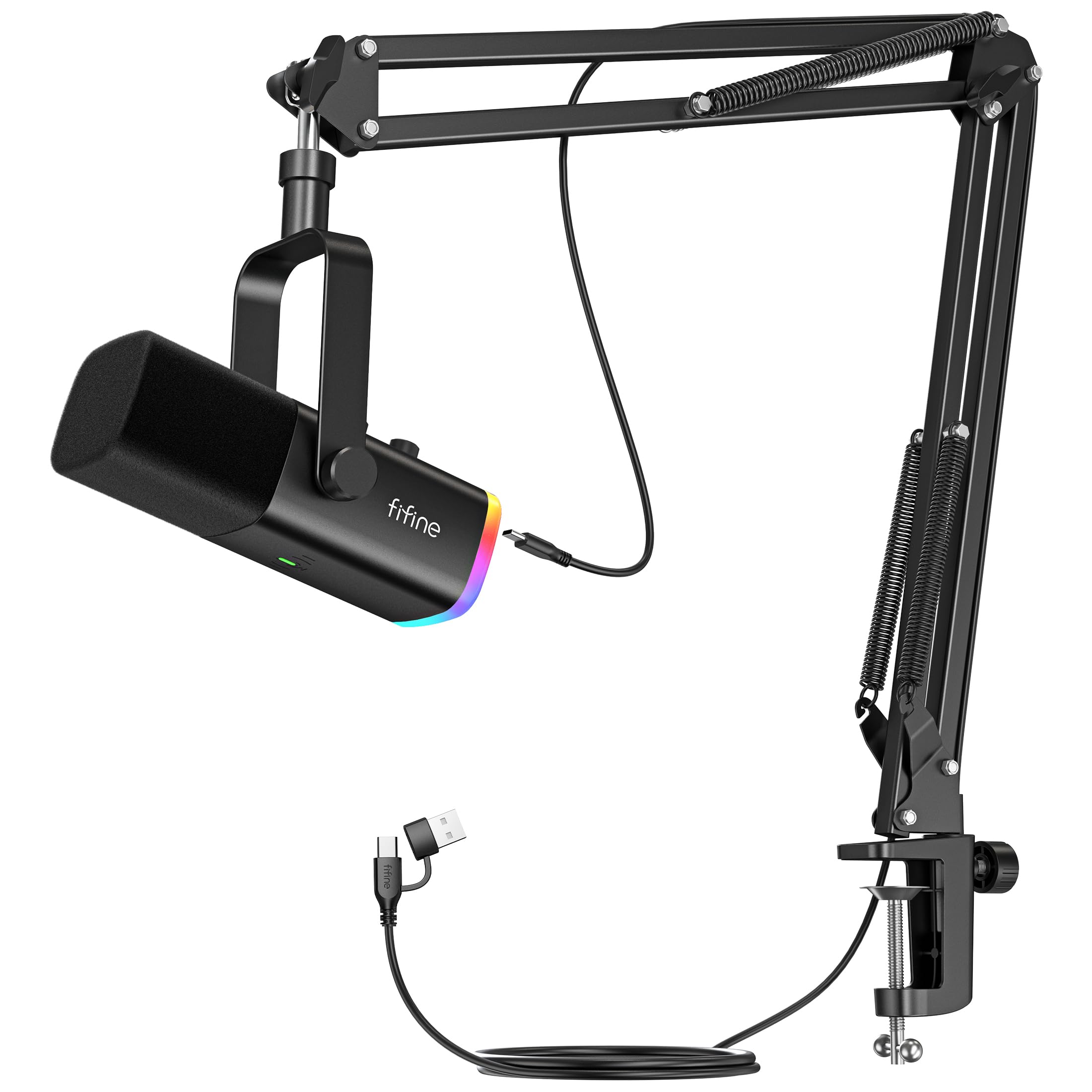 Amazon.co.jp: FIFINE XLR/USB接続 ゲーミングマイク