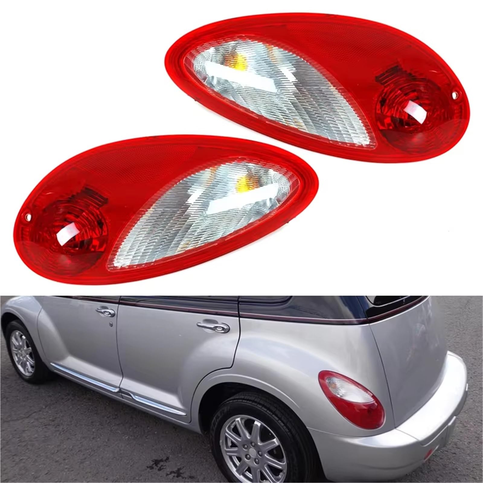 Feu Remorque Feu Arrière Pour Chrysler PT Pour Cruiser 2006 2007 2008 2009 2010, Stop, Clignotant, 5116223AA 5116222AA(droite)