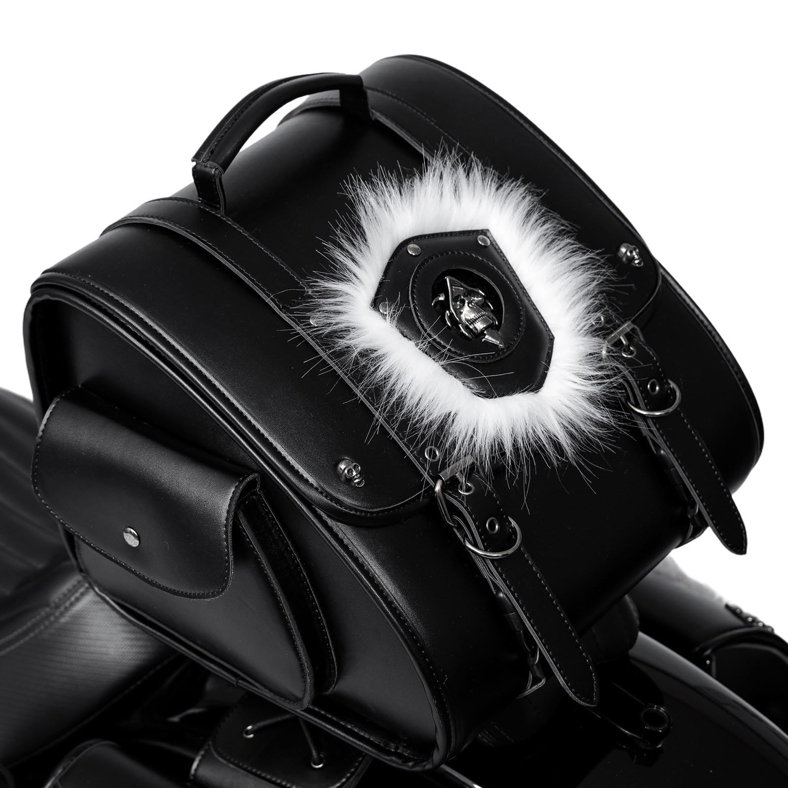 Hecktasche mit Anti Diebstahl Verschluss, wetterfeste Designs, Retro Heckpack Upgrades für Fahrrad und Motorradgepäck