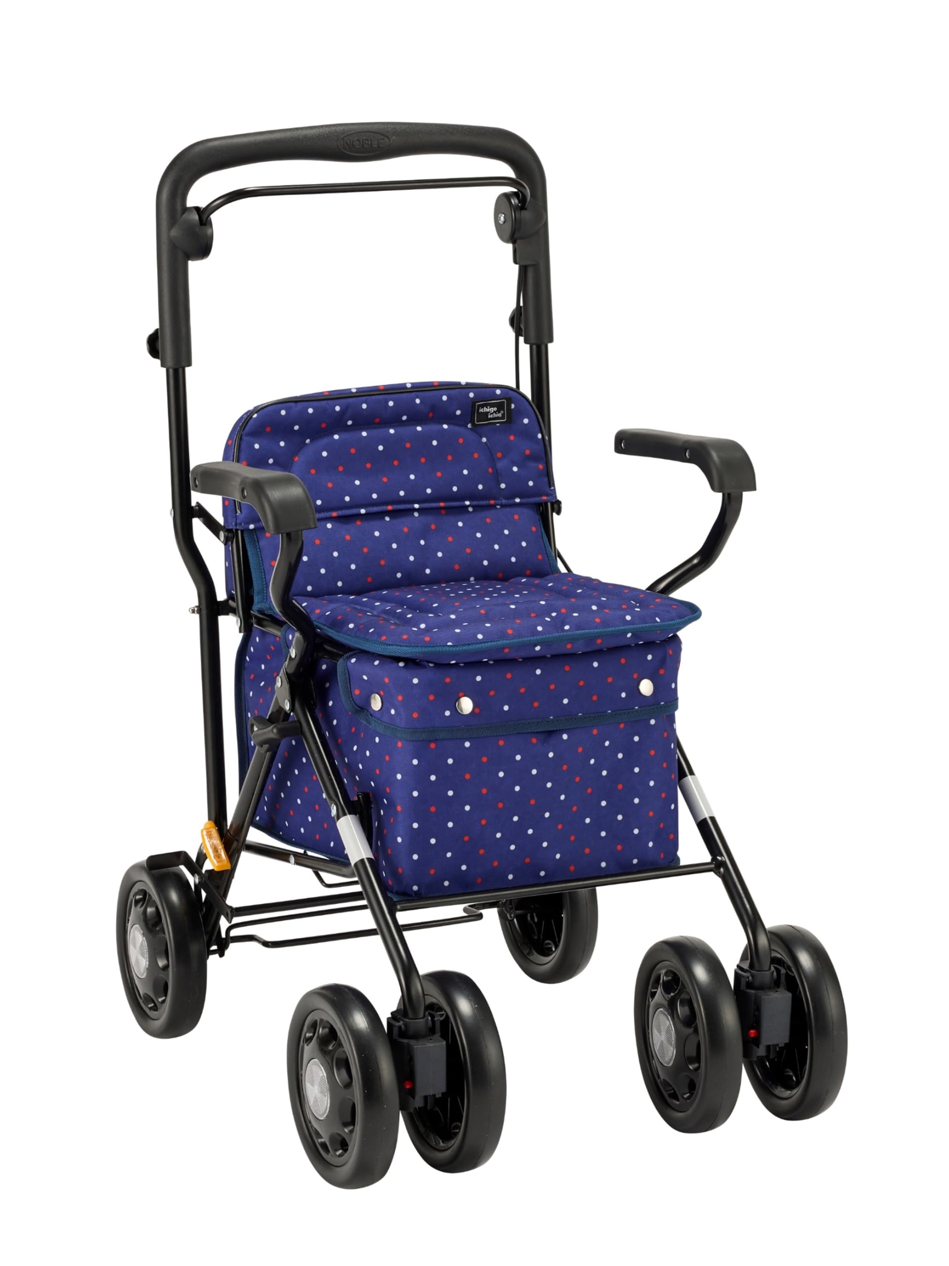 Amazon | マキテック シルバーカー フォレストコア ドットネイビー 