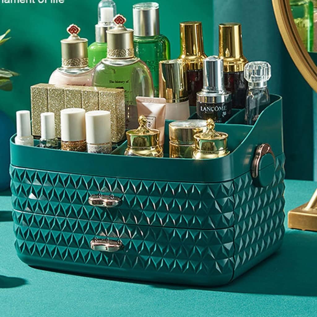 Storage Box Light Luxury Cosmetic Household Drawer Type Case Desktop Jewelry Sundries Sorting