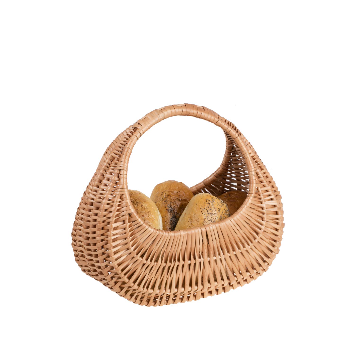 e-wicker24 Panier, gondole, sac en osier naturel (30 x 18 x 28)