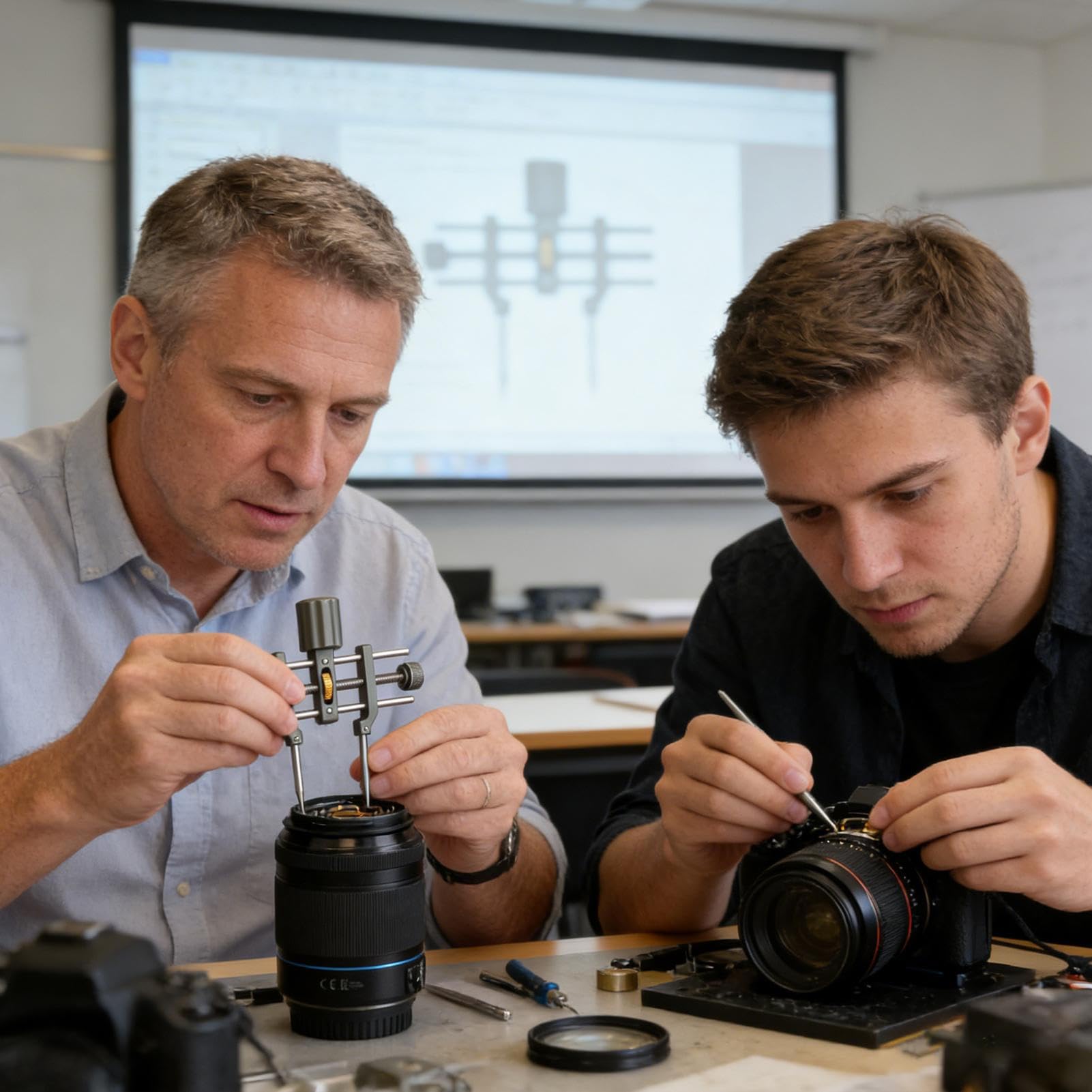 Chiave per , separatore di componenti ottici DSLR, larghezza regolabile da 8 a 100 mm, per principianti e professionisti, per orologi, casa, officina