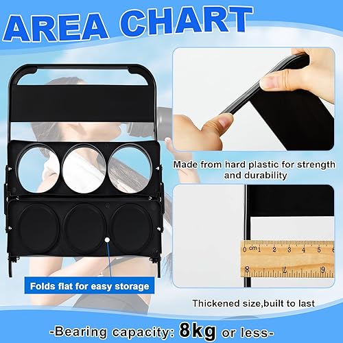 Miniatura 4 de Suclain Paquete de 7 botellas de agua con botellas de 20 onzas y calcomanías, botella de agua deportiva de boca ancha, botellas de equipo con tapa