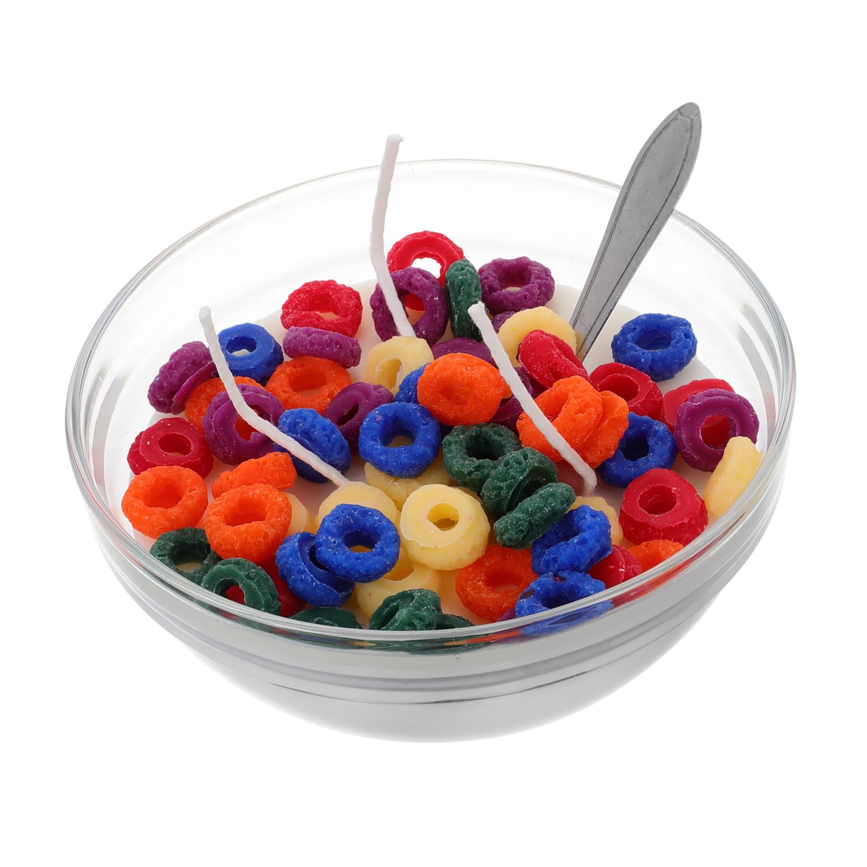 Neuartige Duftkerze Schale mit Müsli Stock Soja Glas Edelstahl