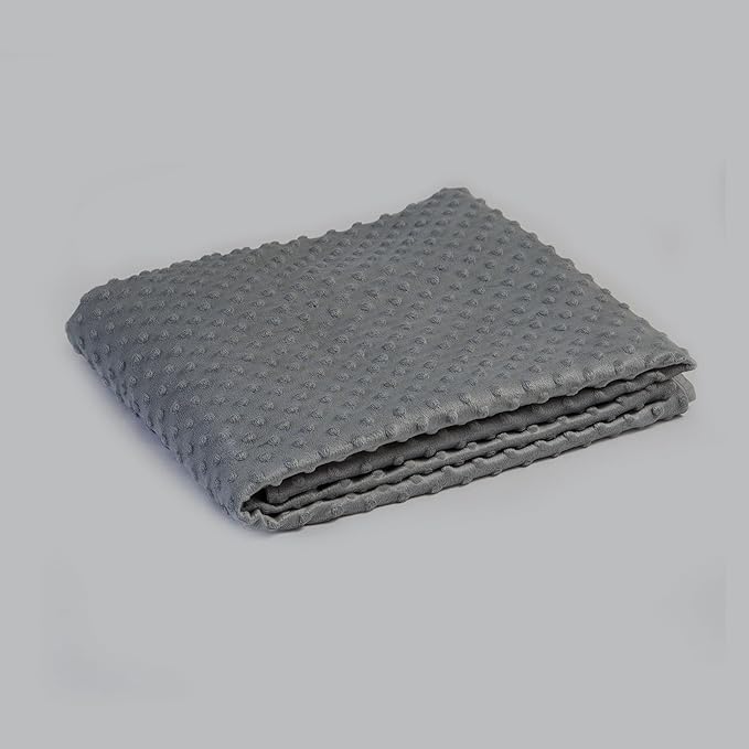 Mysa Sleep Weighted Blanket Duvet Cover (Grey Minky 60