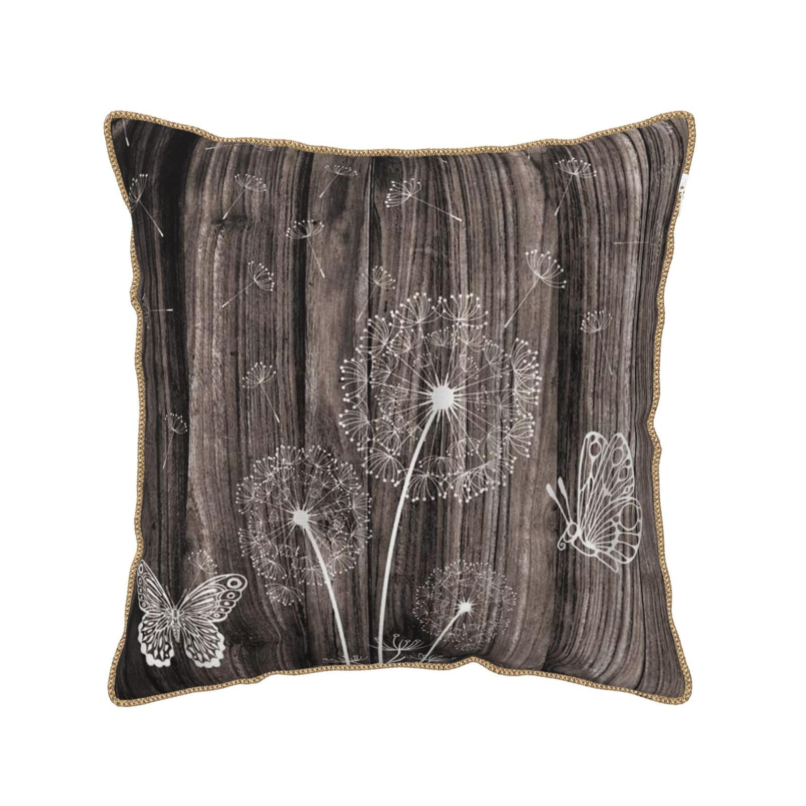 Housse de coussin en velours chic avec motif floral durable pour un salon élégant