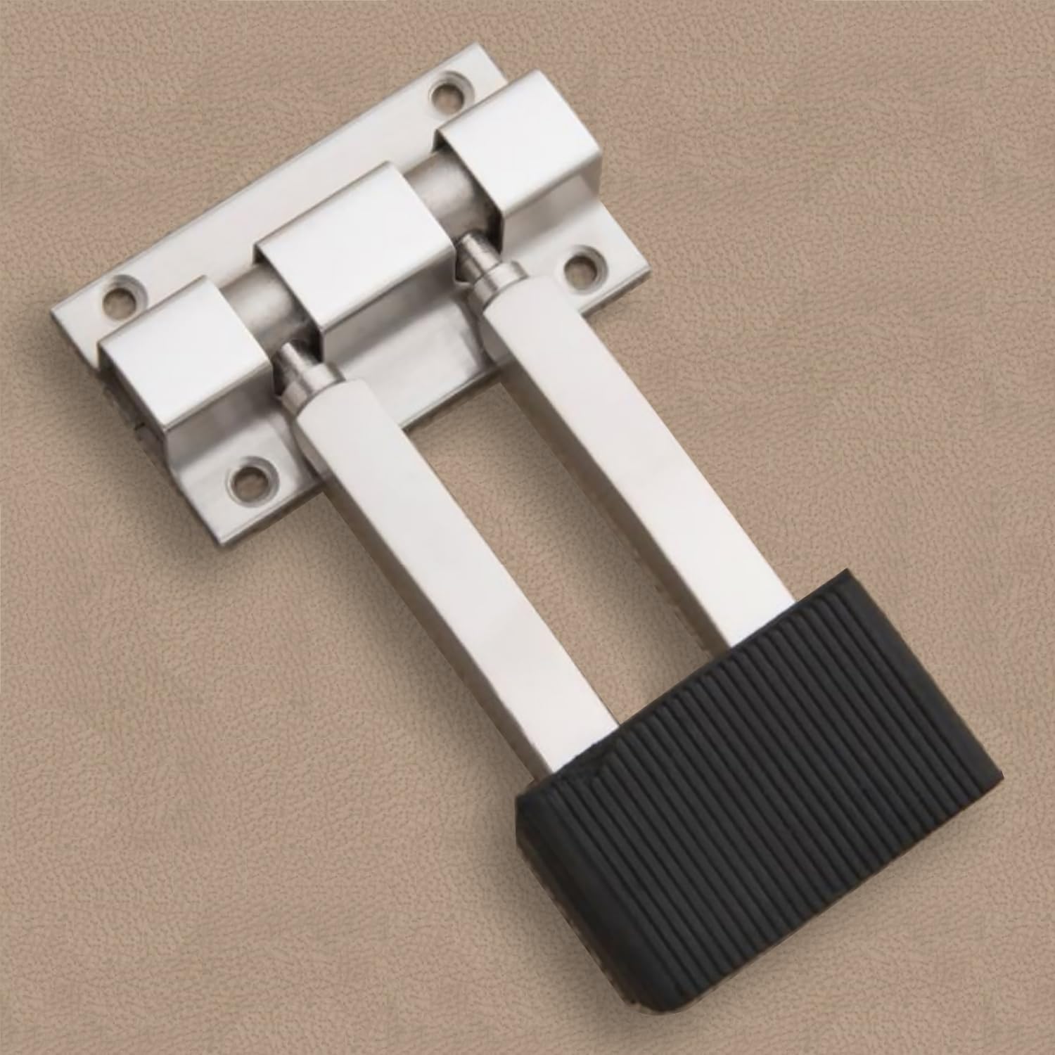 Arena Steel Door Stopper for Home and Offices | Door Stoper | Door Holder Stopper | Door Block | Kick Down Door Stopper for Heavy Duty Door Mount Type Door Stopper Rubber (Pack of 1, 4 Inch, Glossy) (B0CVF1F1NY) Amazon Price History, Amazon Price Tracker