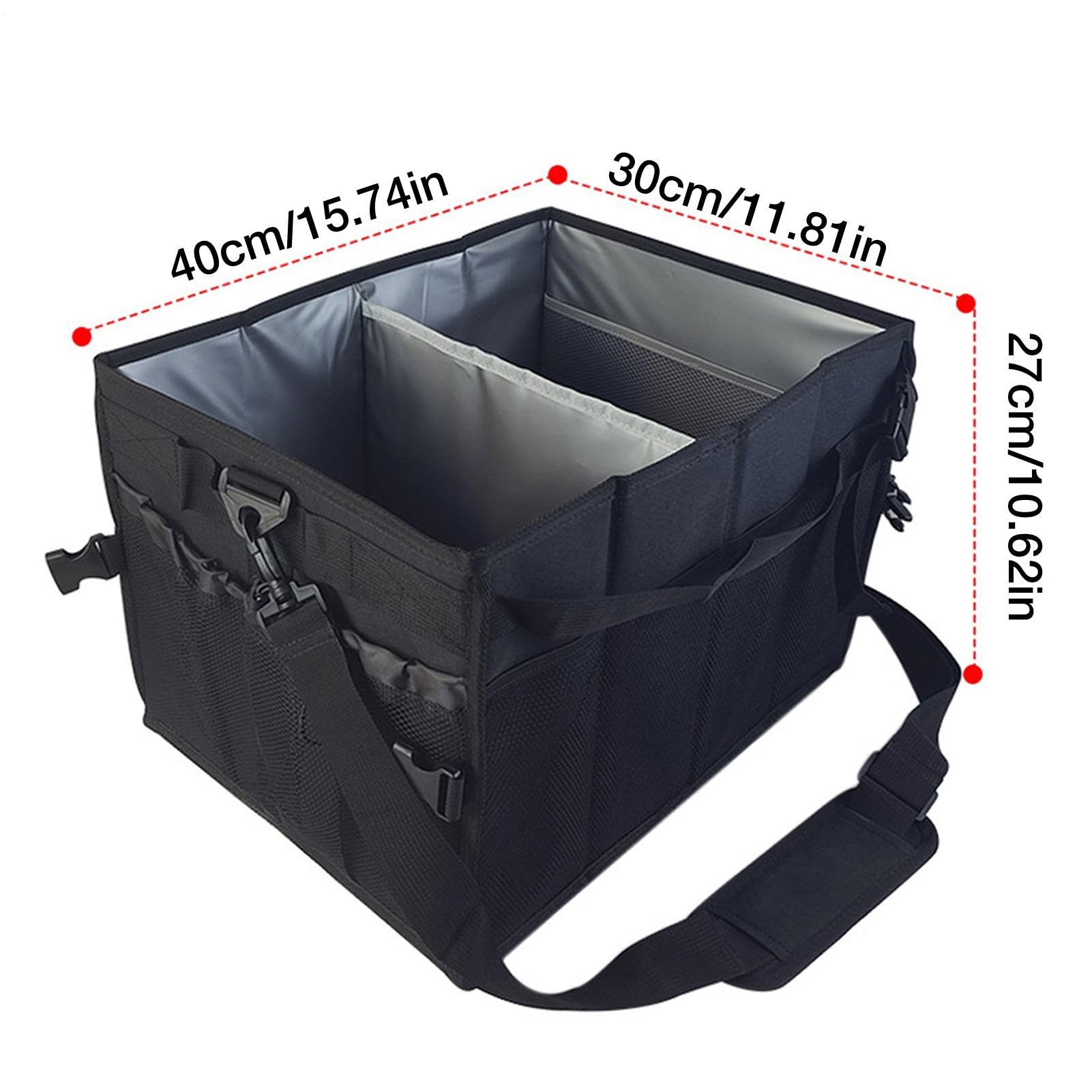 Camping-Küchen-Organizer – stabiler Griff, Grill-Aufbewahrungsbox | großes Fassungsvermögen, Netz-Seitentaschen, Küchenzubehör, Aufbewahrungstasche für Grills