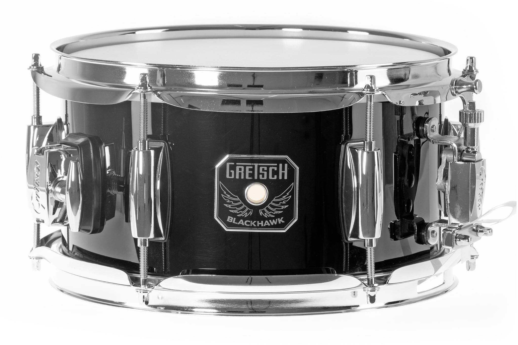 SD Snare Drum - Black Hawk Mighty Mini - Full Range - 7-Ply Poplar Shell - Chrome Hardware - Black - 10"x5.5", BH-5510-BK