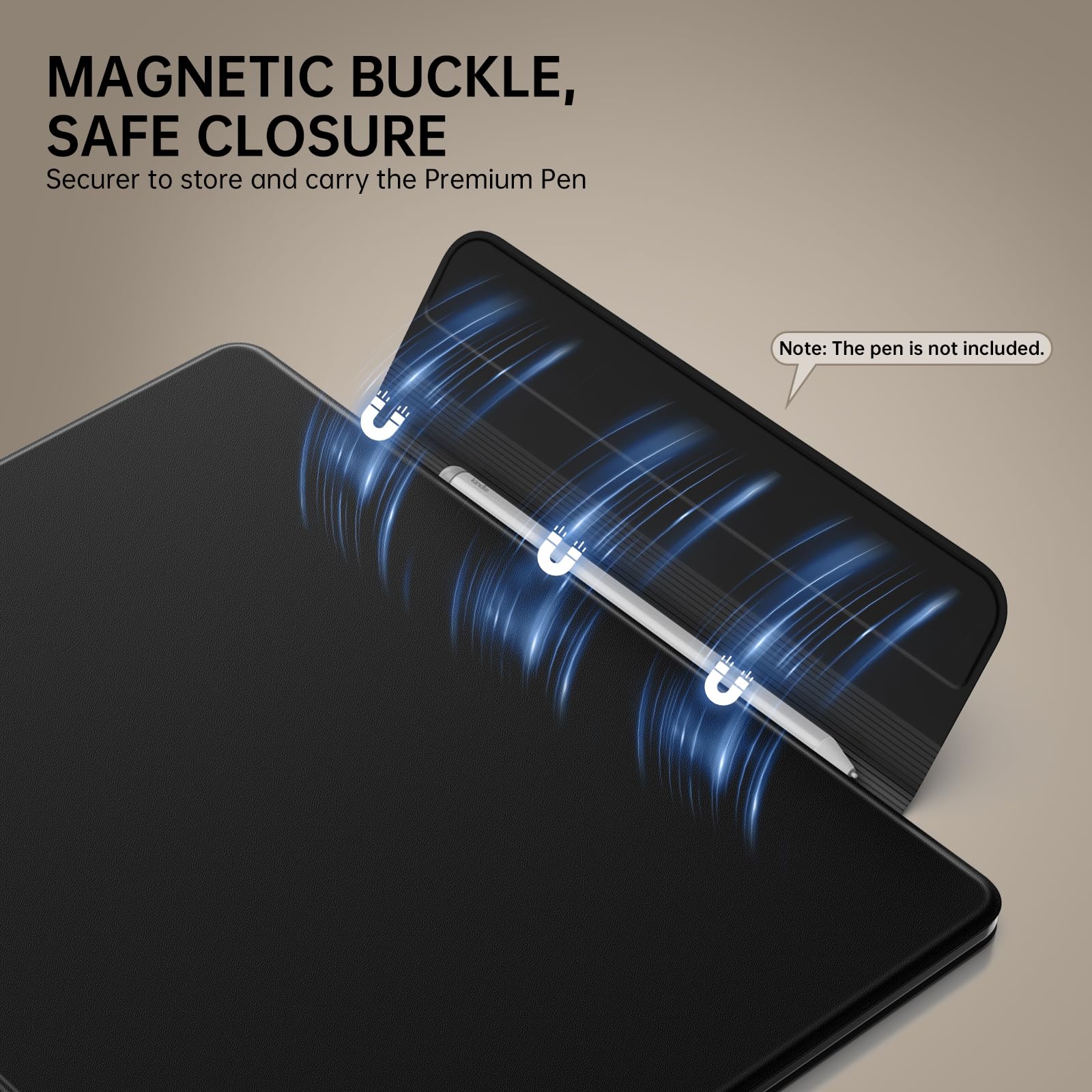 Beschermhoes voor Kindle Scribe - Compatibel met Kindle Scribe 2024-2025, Hoes voor e-bookreader met handhouder, zacht en licht. (83