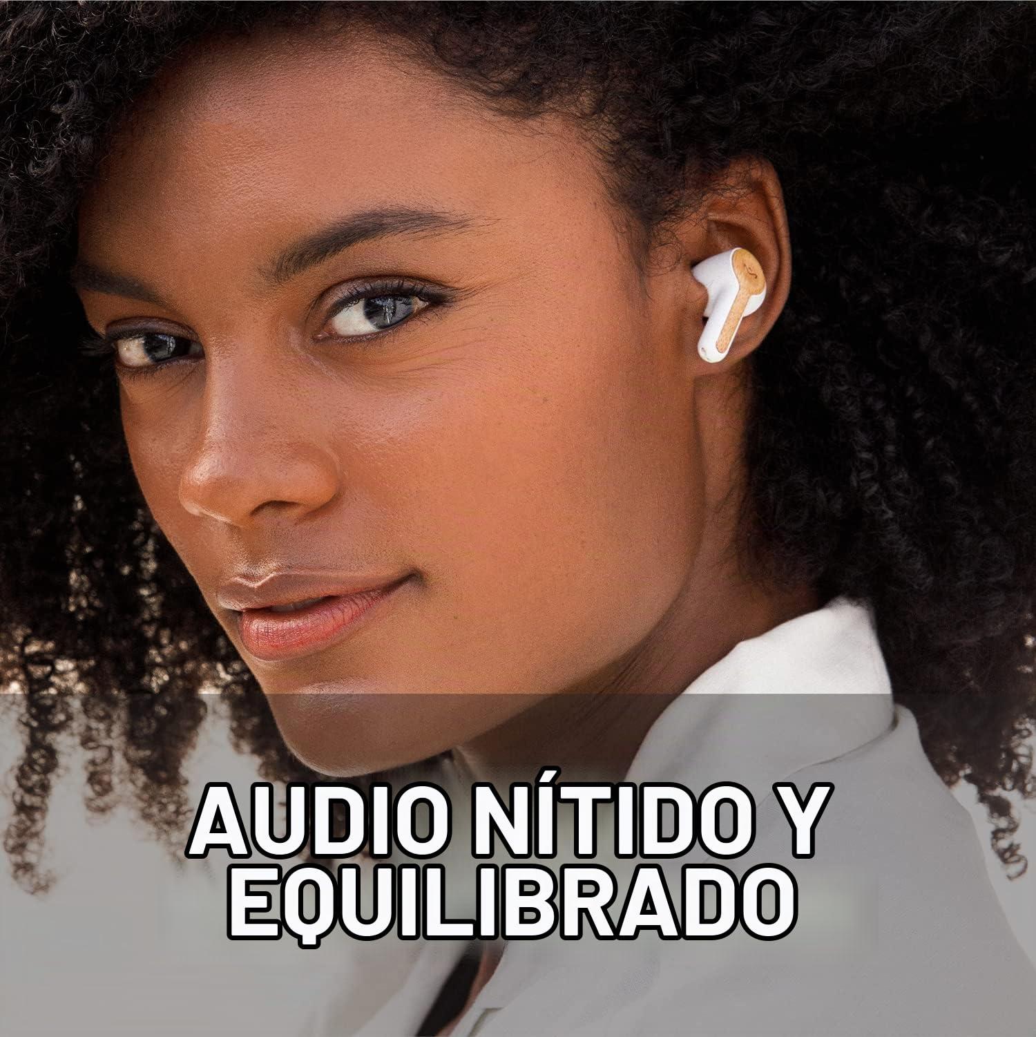 Marley Rebel Earbuds - Funciones de Audio inalámbricas, Recargables y Control táctil, 30 Horas de Tiempo de Reproducción con Estuche Elegante y portátil, Cream