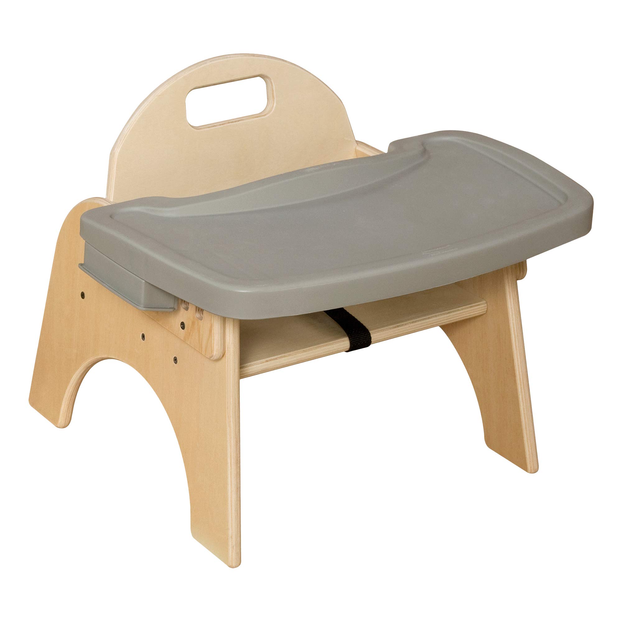 Sprogs Wooden Toddler Chair with Adjustable Tray for Home/Preschool/Daycare (7