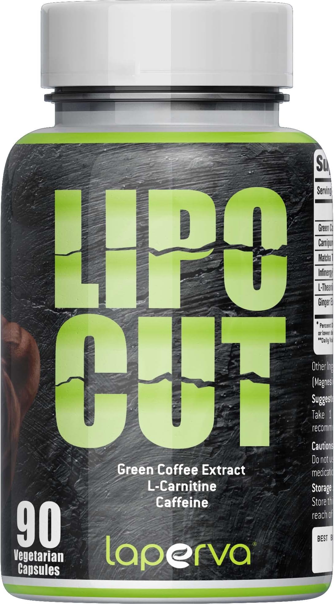 Laperva Lipo Cut Dietary Supplement, Vegetable, 90 Capsules