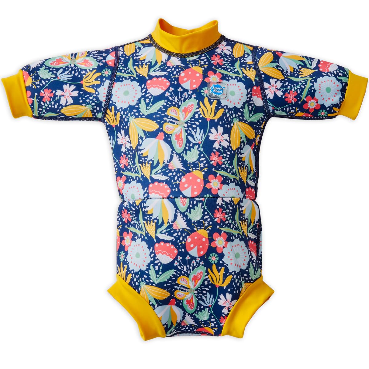 Splash About Happy Nappy Wetsuit, Garden Delight, 3-8 Months
