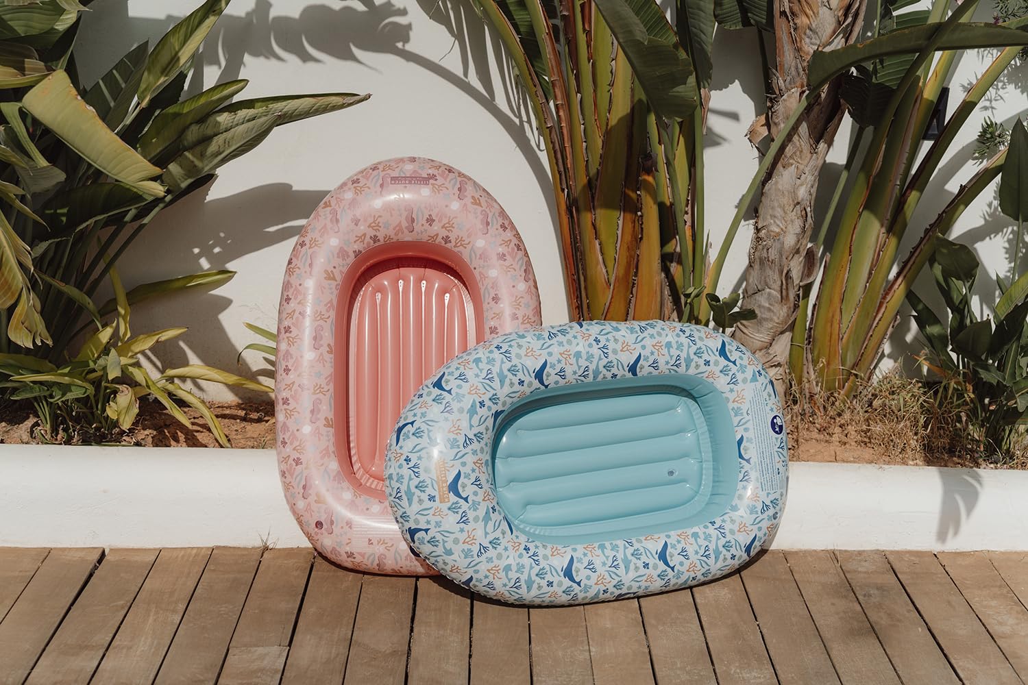 Little Dutch Boot aufblasbar für Kinder - Ocean Dreams blau
