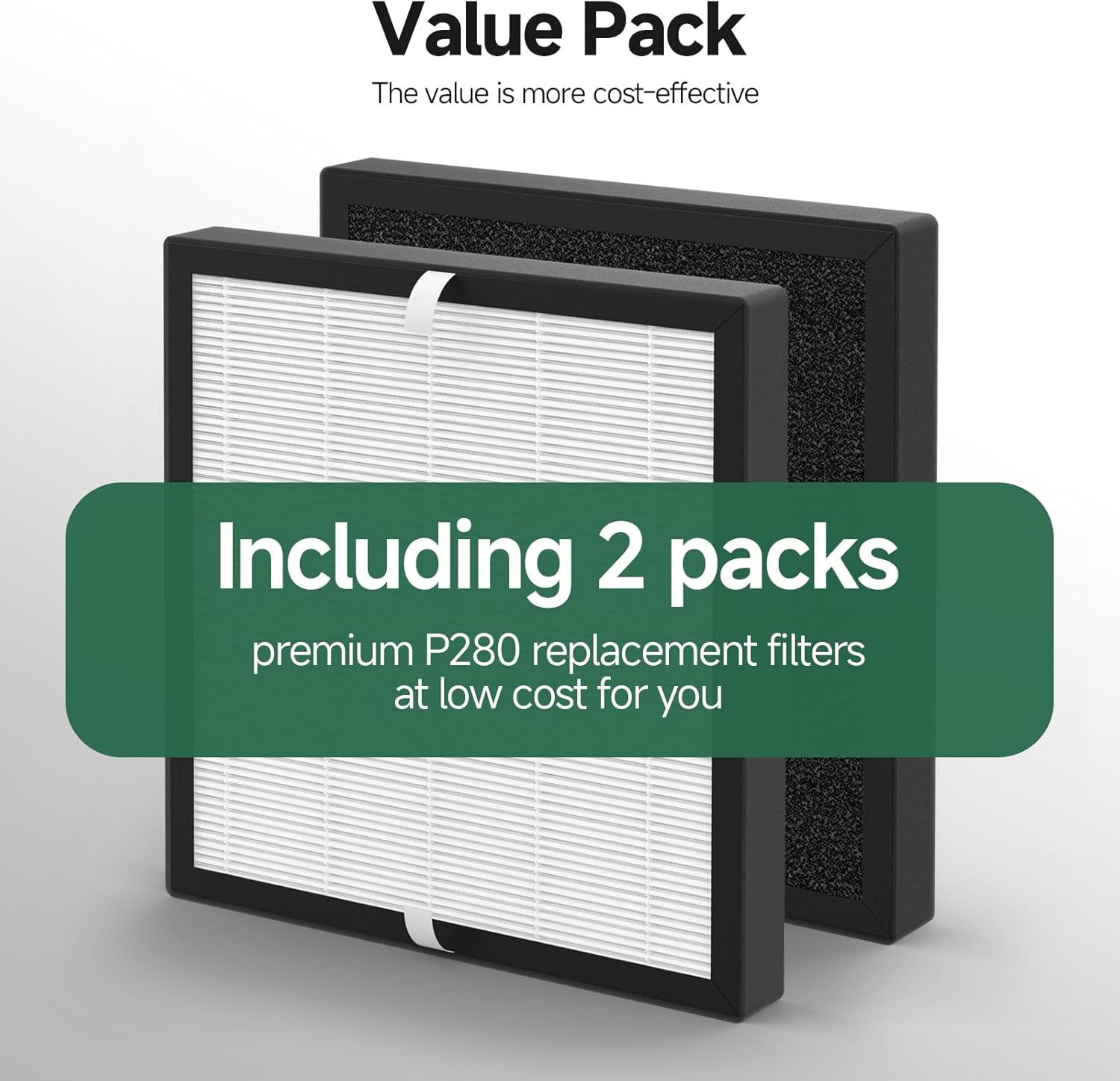 2 Packs P280 P260 Replacement Filters Compatible with TPLMB/YARIKI P280 and AIUZLK P260 Air Cleaner Purifier, 3-in-1 Nylon Pre-Filter,Main Filter and Activated Carbon - Image 5