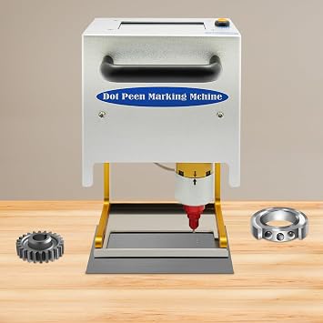 Electric Marking Machine,300W Portable Dot Peen Marking Machine Metal VIN Code Engraving Printer Touch Screen,Used For Cars, Motorcycles, Electric Vehicles, Mold Identification