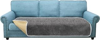 Granbest Rutschfeste Sofa Sitzbezüge 3-Sitzer Plus Dicke Sofabezüge Sofa-Schutz vor Haustieren Universal für alle Jahreszeiten (3-Sitzer Plus, Grau)