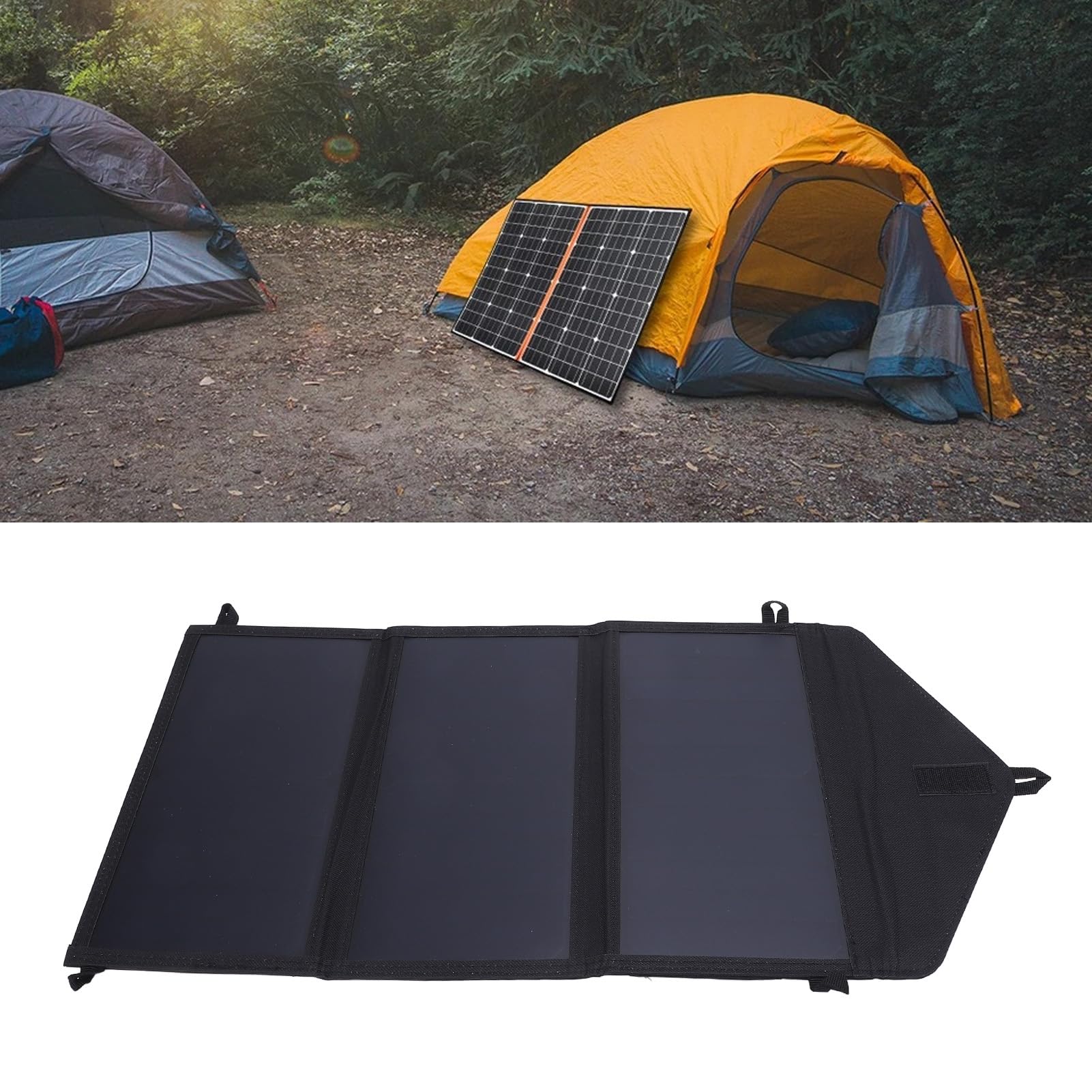 Chargeur solaire Portable pliable 30W, PD, Charge rapide, téléphones, tablettes, ordinateurs portables, Camping, randonnée, Kit d'urgence
