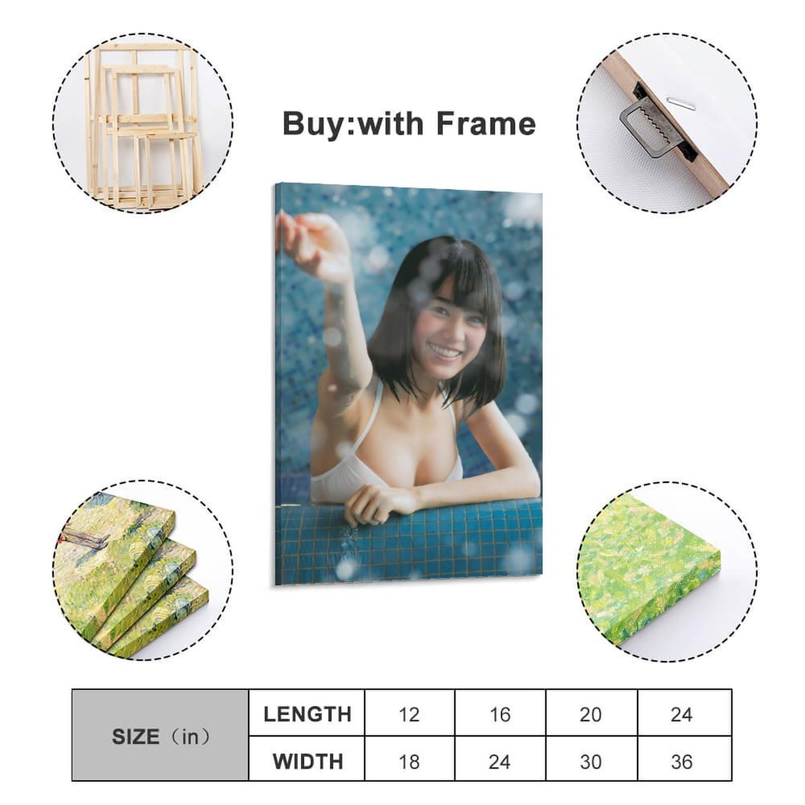 Amazon.co.jp: 生田絵梨花 装飾画 生田絵梨花 写真 生田絵梨花