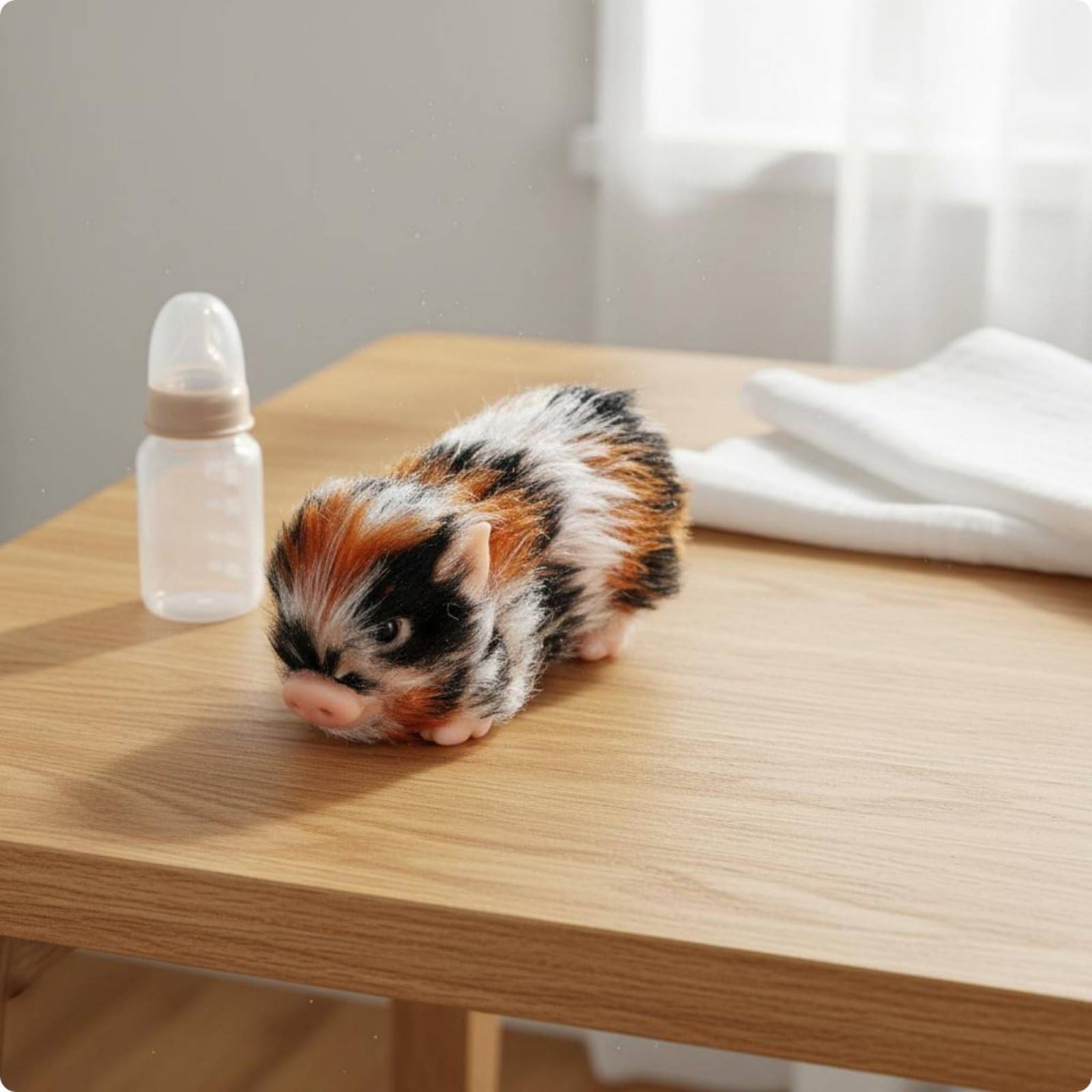 Simulierte efigur Tierfigur Spielzeug Figur Deko aus Weich Zum Drücken für Beruhigendes Greifen Und Fantasievolles Rollenspiel für Kinderzimmer Schreibtisch Schule