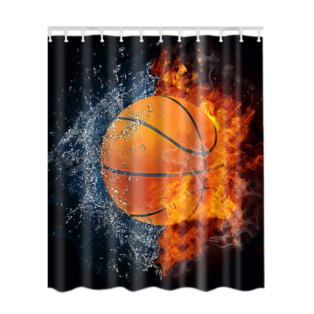 Basketball Shower Curtains Curtains & Drapes