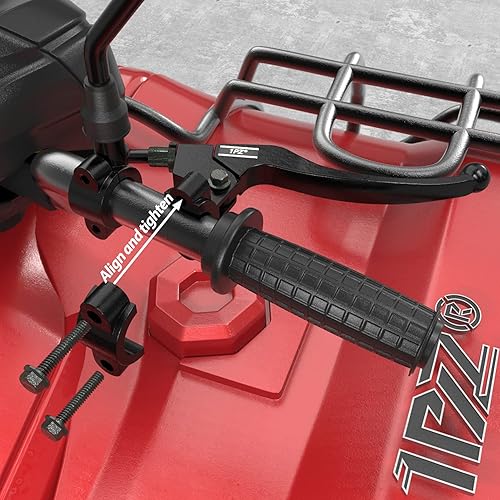 Miniatura 5 de 1PZ BL1-M78 - Palancas de freno de embrague izquierda derecha de 7/8 pulgadas de 0.866 in de repuesto para Honda CRF50 CRF70 CRF80 CRF100 CRF150