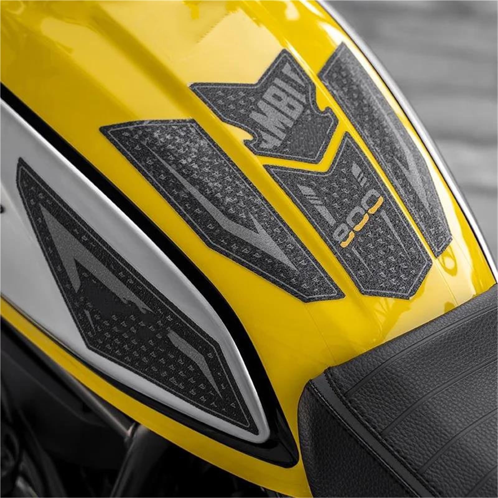 Paraserbatoio Adesivo Per Moto, Protezione Laterale Per Serbatoio Carburante Per DUCATI Scrambler Icon 800, Protezione Per Ginocchia Tank Pad Adesivo(Titanio,X-1)