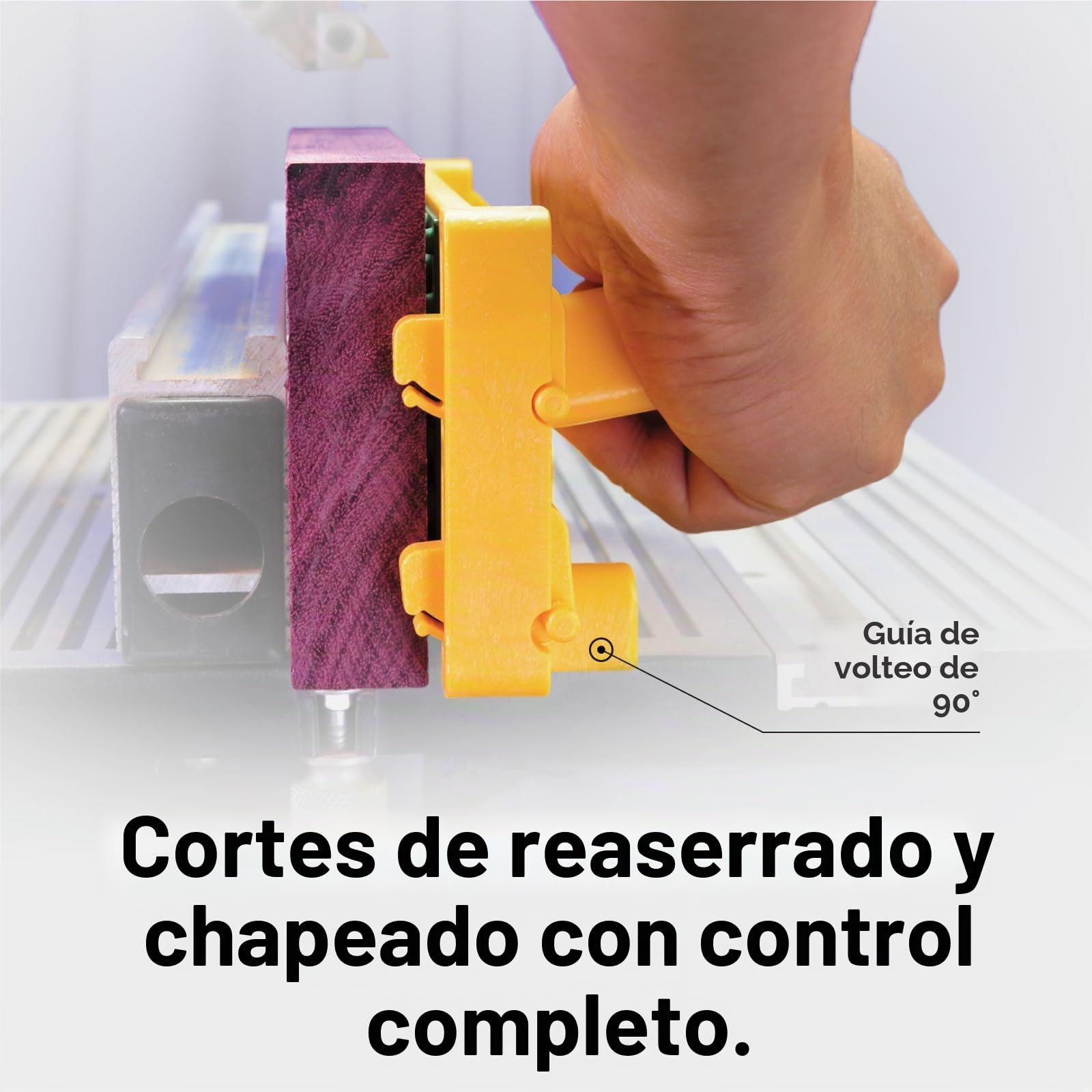 MICROJIG - GRR-RIP BLOCK - Bloque de empuje inteligente para mesa de fresadora, ensambladora y sierras de banda