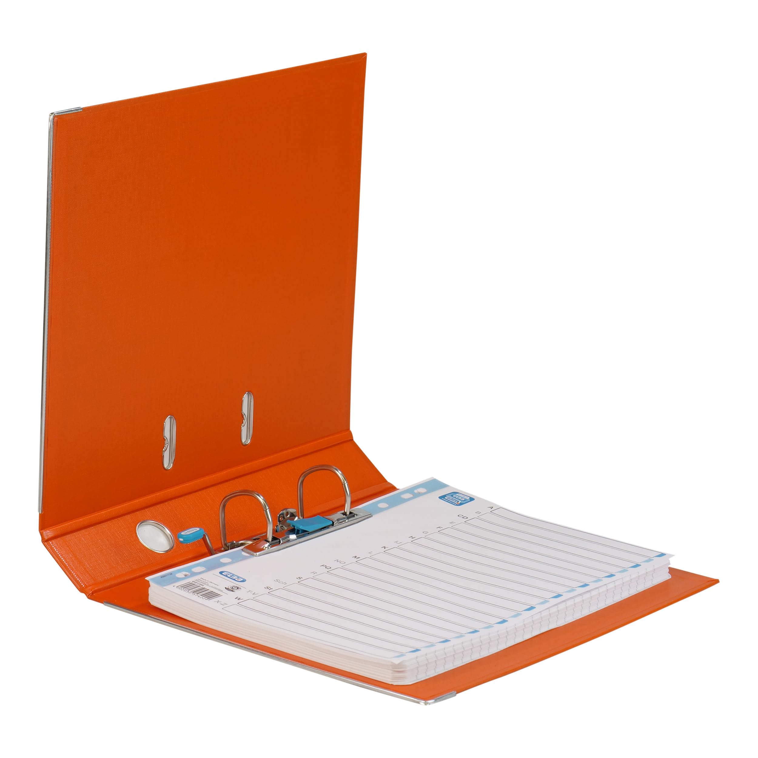 Elba Smart Pro+, 10 cartelline in plastica, formato A4, 5 cm, colore: arancione