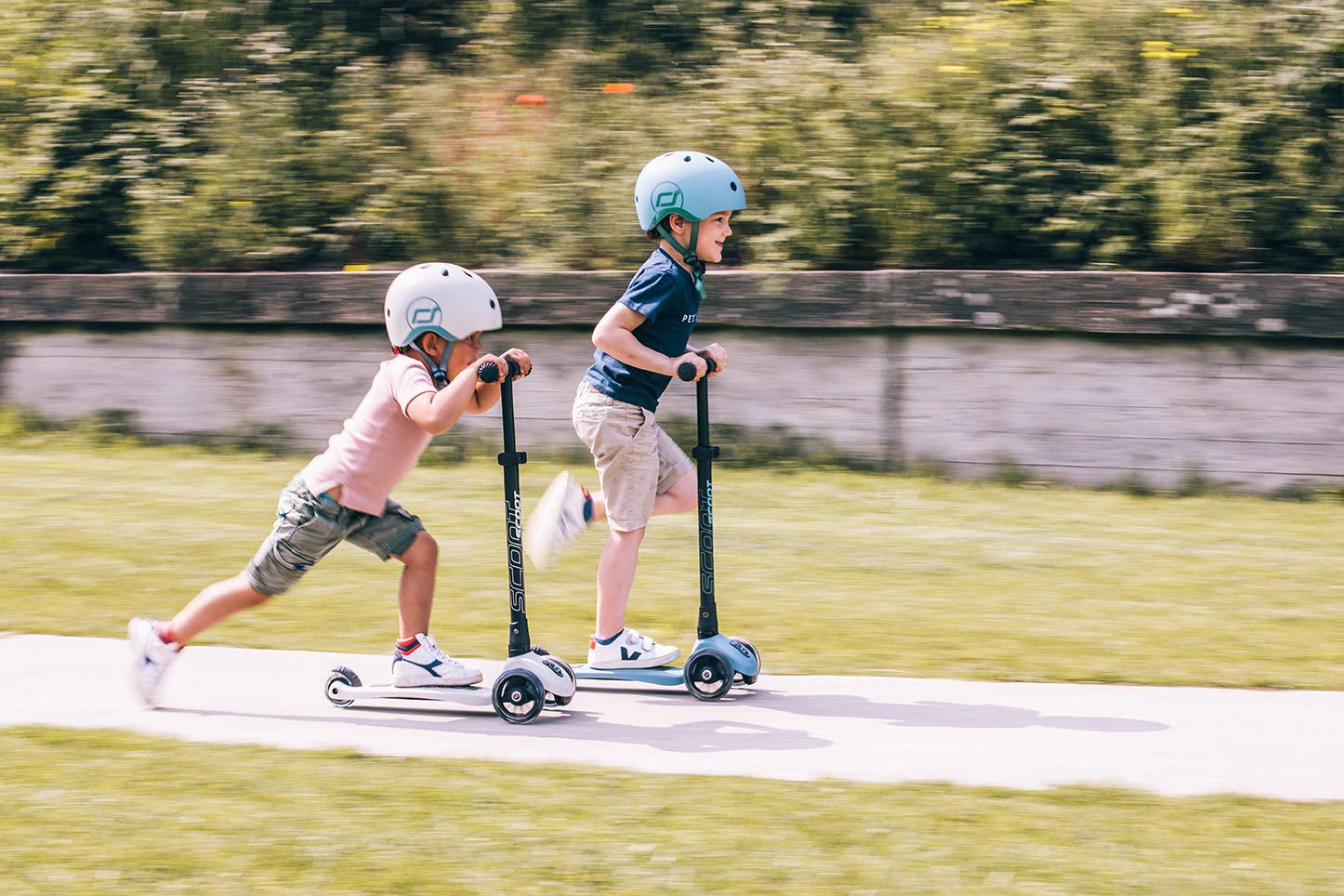 Scoot & Ride Casco da bicicletta per bambini, Ash, da 45 a 51 cm