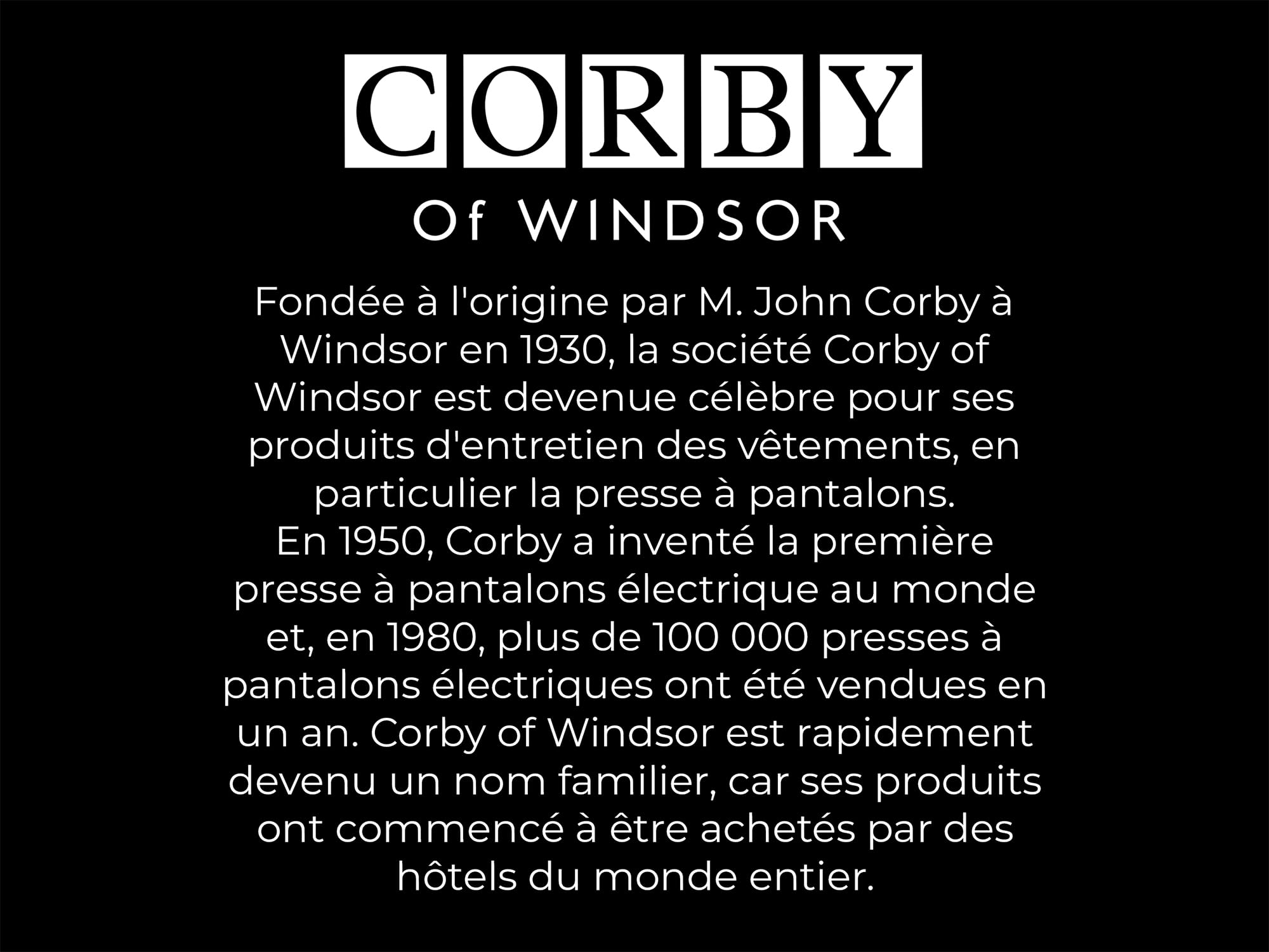 Corby 3300 Oak Trouser Press
