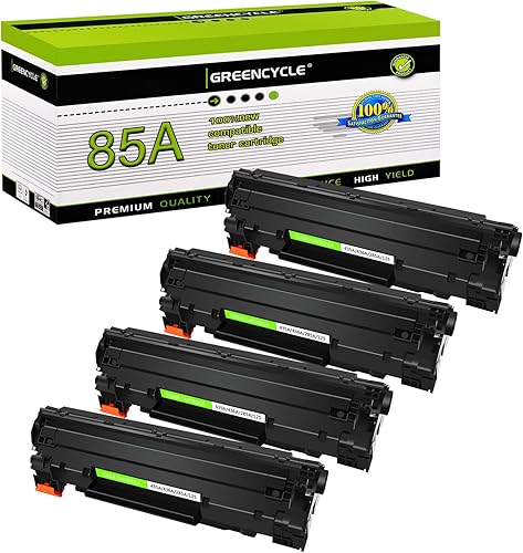 greencycle Cartucho de tóner de repuesto compatible para HP 85A CE285A versión universal para impresora Laserjet P1005 P1006 P1102 P1102w P1109w
