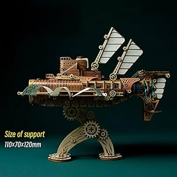 【正規品】スチームパンク メカニカルマンタ 金属ギア可動 組み立て不要【ブルー】 正規品】スチームパンク メカニカルマンタ 金属ギア可動