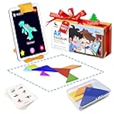 Innovative AR Tangrams Puzzles Games, 1000+ Animated Sensory Toys, Family Travel Learning Education STEM Toys Birthday Gift Party Favors for Kids Children Boys Girls Teens, Ages 3+ Year Old