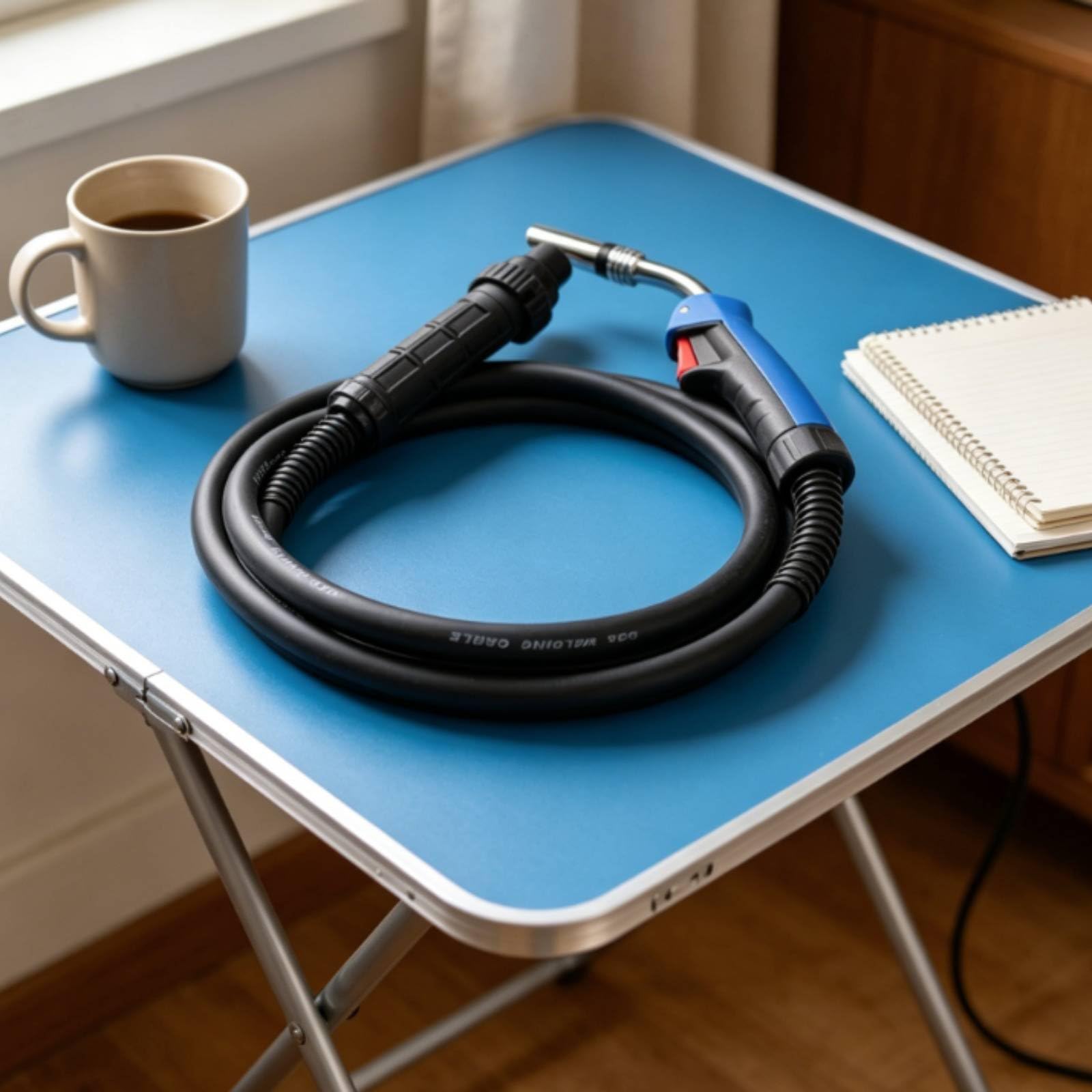 B Baosity Antorcha de Soldadura MIG 24KD Ensamblaje Soplete Pistola Cable Repuesto Compatible con Equipos con Material Plástico y Metal Adecuado para Taller Producción Diaria Mantenimiento