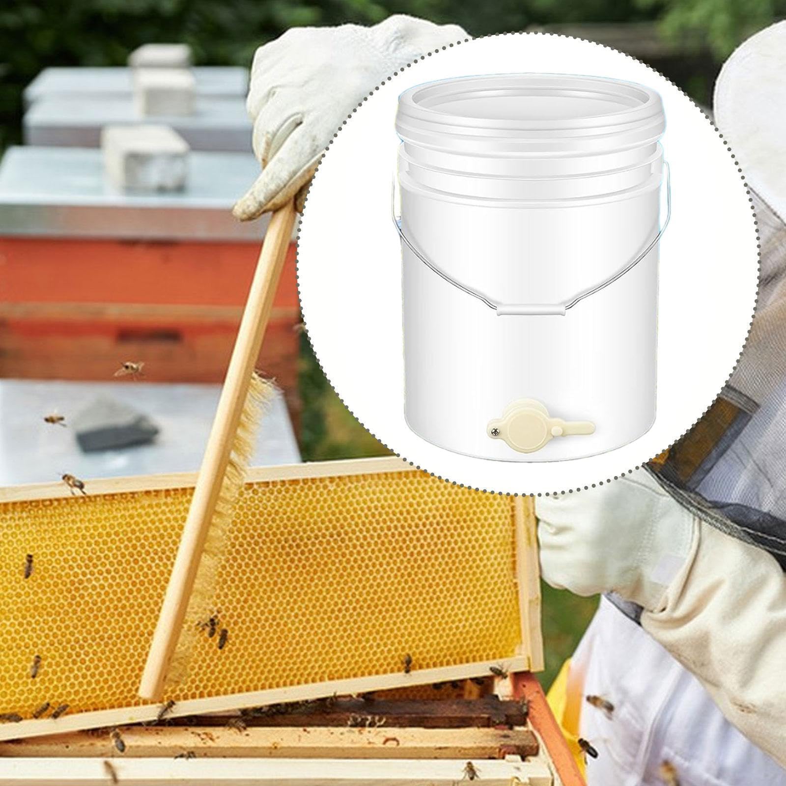 20 Liter Honigeimer mit Absperrventil Zur Sirupaufbewahrung – Imkerwerkzeug