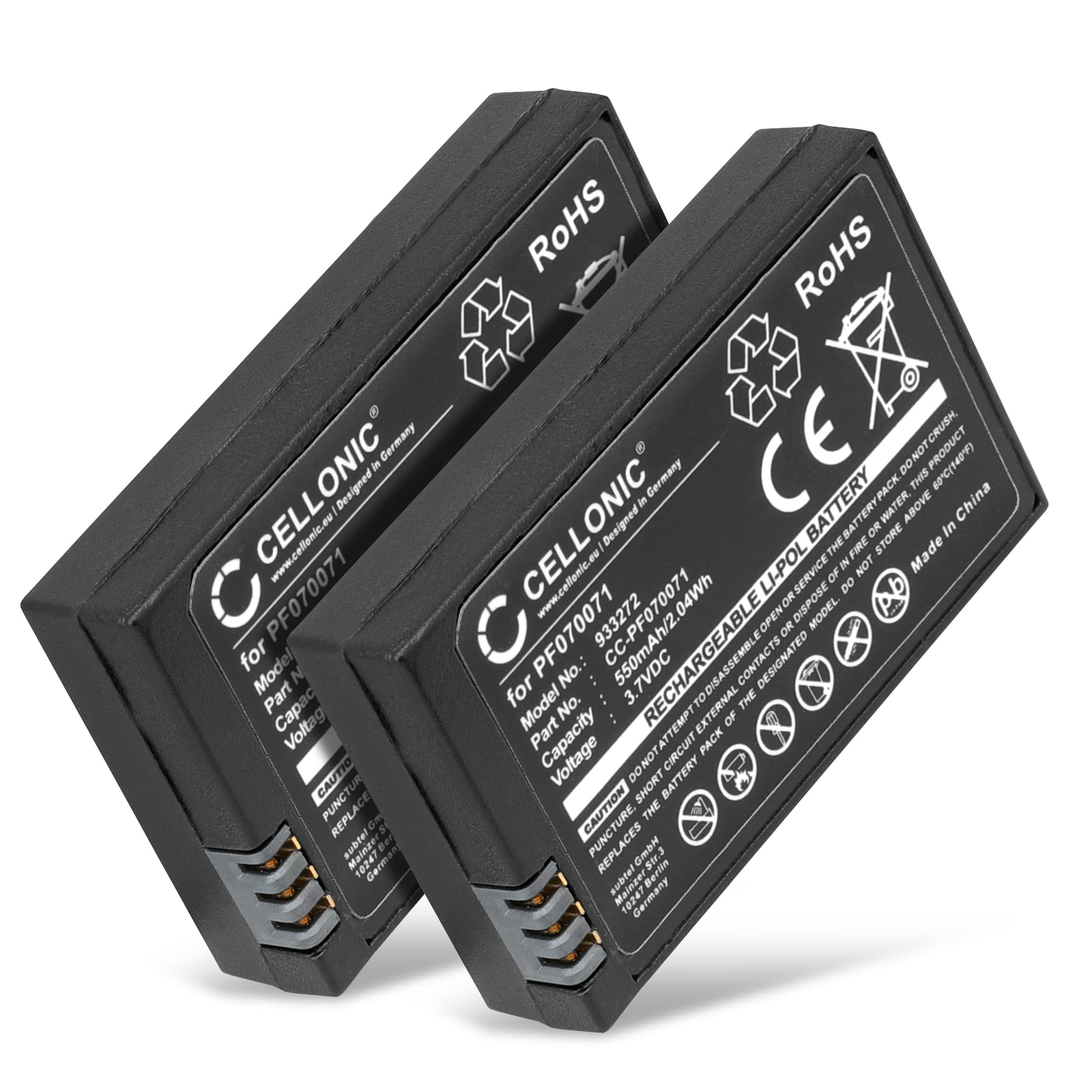 CELLONIC 2X Batterie Compatible avec Parrot Airborne Cargo, MCSAS00314