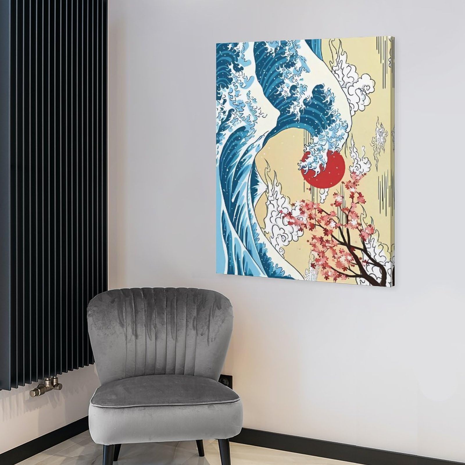 Amazon.co.jp: 日本 国旗 日の丸 旗 キャンバス絵画 アートパネル
