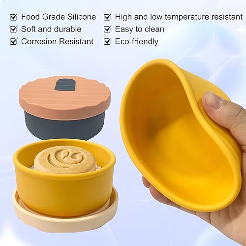 Miniatura 4 de Recipiente de jabón de viaje, estuche de jabón de viaje mejorado a prueba de fugas, estuche de viaje redondo para jabón con tapa a prueba de fugas y