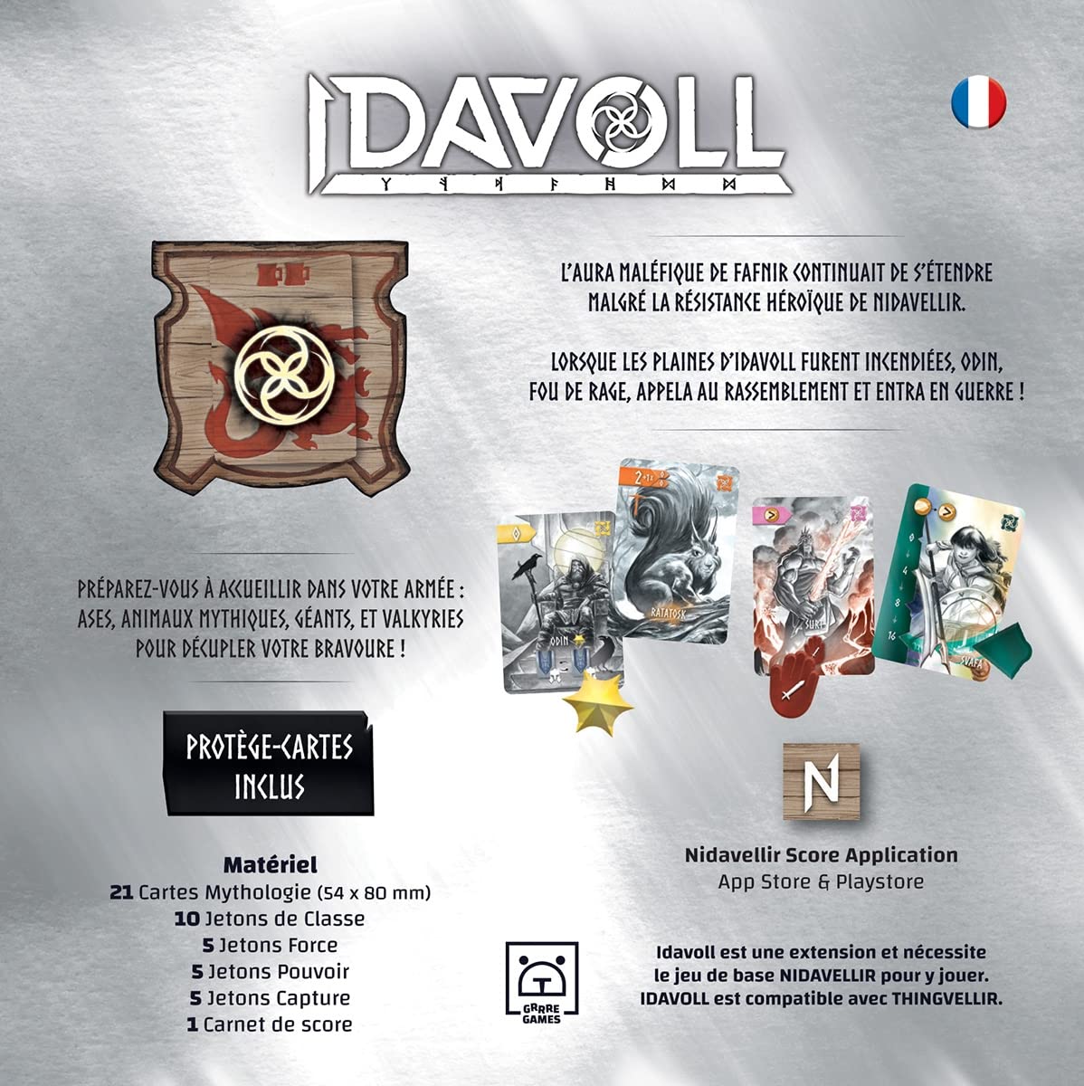 Lot Nidavellir Jeu De Base + Thingvellir + Idavoll + 1 Décapsuleur Blumie (Base + Thingvellir + Idavoll)