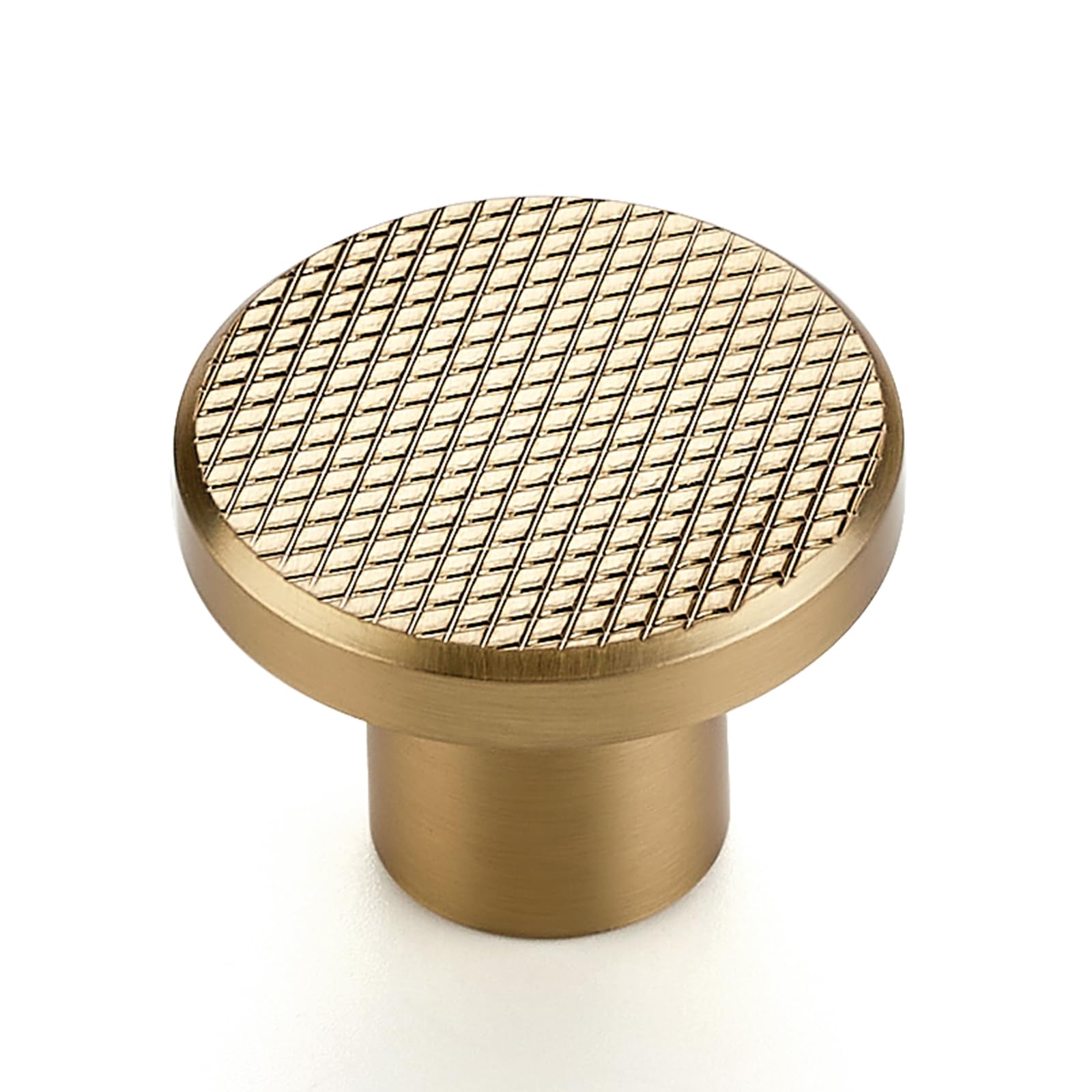 Poignées rondes pour armoires de cuisine en bronze champagne au design élégant et durable