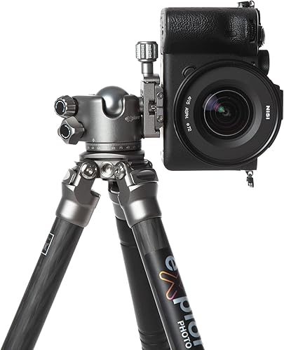 Miniatura 9 de Explorer EX-EXP Expedition - Trípodemonopie de viaje de fibra de carbono de 4 secciones con cabezal de bola BX-33