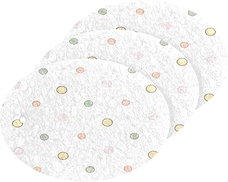 Coikll Pastel Dot Kitchen Sponges Cleaning Odor Free Non Scratch Dish Sponge for Cleaning Dishes Bathroom - 3 PCS