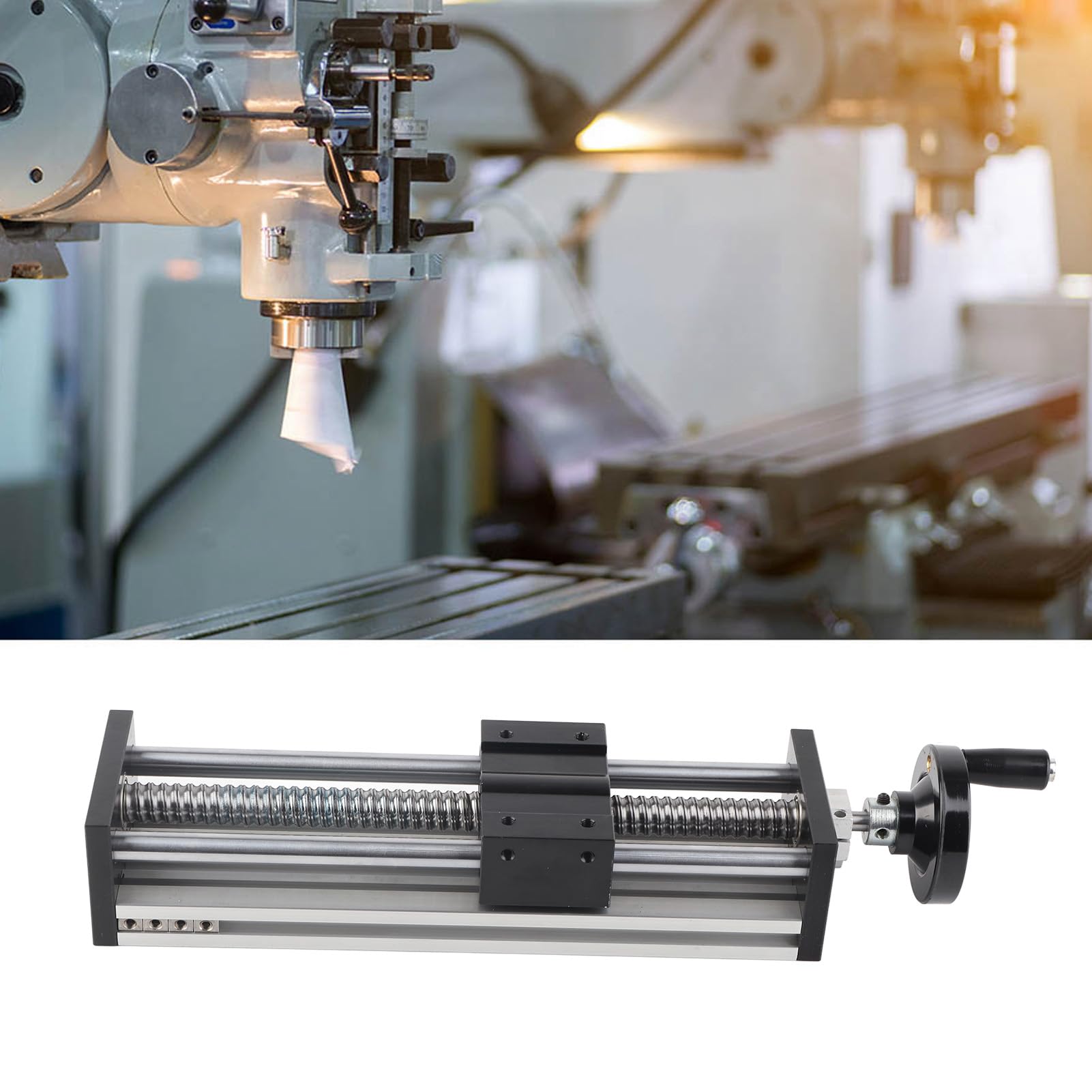 Schiebe-Lineartisch 2-Achsen-Kugel-Manueller Schiebetisch Präzise Führungsplattform 200 Mm Hub mit Linearlagern(EBX1605)