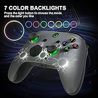 Vista 5 de conwin Wired Xbox One Game Controller, Enhanced Game Controller Compatible with Xbox One SeriesPC,Gaming Controller with Programming Keys,Dual